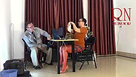 Temptație la birou fără chiloți