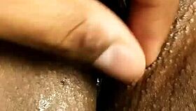 Desi girlfriend pussy fingered closeup with loud moaning