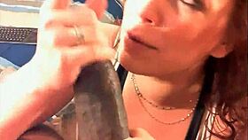 Teen Gives Black Cock Blowjob