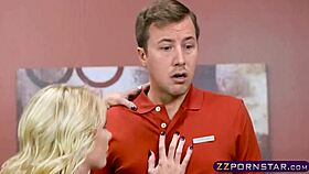 Busty Blonde Fucked Hard While Shopping for Lingerie