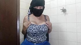 hey, watch this muslim wife squirt in her niqab on pornhijab?