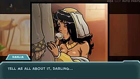 dahlia gives blowjob