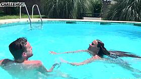 In Mallorca, A Special Threesome Unfolds With Spanish And UK Guys By The Pool