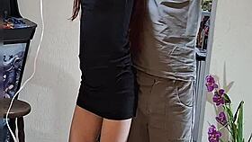 Hot wife catches perverted electrician online in web cam sex tease demonstration