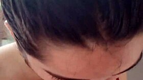 this cute teen slut deepthroats by the jacuzzi 😈