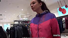 Wow, Czech teen seduced in supermarket!