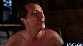 Skin Diamond Rides Cock in Stockings with Handjob and Oral