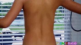 Teen Dani Blu Rides Stepbrother's Big Cock Reverse Cowgirl