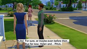 Succubus Seduces Married Bride in Sims 4