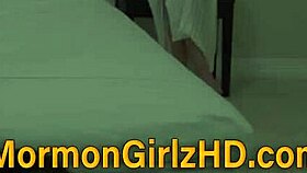 Teen Mormon Pussy Pounded Hard in Missionary Style! Can She Handle the Intense Hardcore Action Tonight?