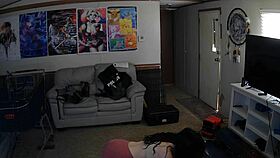 workout session with leggings and big ass