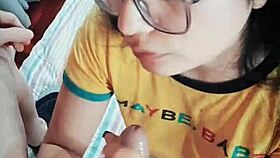 i'm recieving warm cum on my face from blowjob