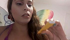 Ginger paris is so sexy talking dirty in fairy lingerie 😘