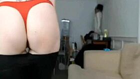 See Busty Redhead Sucking on Webcam HD?