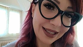 my stepmom with glasses turns me on so much