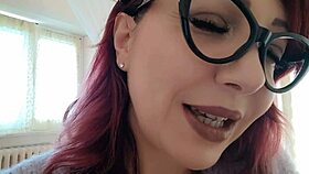 my stepmom with glasses turns me on so much