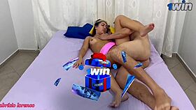 Young Asian Teen 18+ Takes a Hard Cock and Gets a Messy Finish