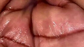 Daddy stretches my tight asshole with his whole hand.