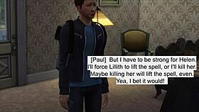 Succubus Seduces Married Bride in Sims 4