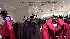 Wow, Czech teen seduced in supermarket!