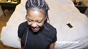 Fresh Newbie Ebony Lashay Shorty Shows Phat Booty Pussy in Series