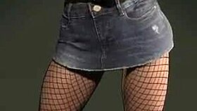 The Girl Shows Everything As A Voyeur Bitch