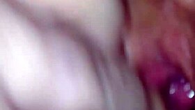 Finger fucking wife's pink wet pussy
