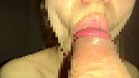 Blindfolded Wife Deepthroats Amateur Cock