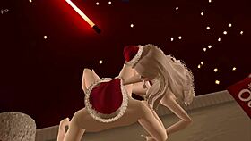 Teen receives big cock in ass during web chat game