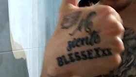 Ever Shower with a Straight Buddy and His Huge Cock?