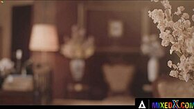 Stunning redhead lesbians Zazie and Veronica take turns licking and fucking wet pussies