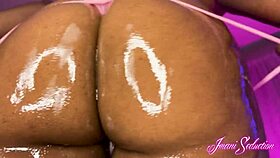 imani seduction oiled up big booty clapping