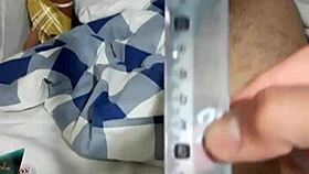 Argentinian girl masturbates with 15 cm toy intensely