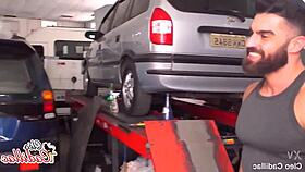 Cleo Cadillac, the drunk painter, intensely scratches my ass and pussy with her big cock.