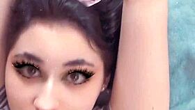 gorgeous teen 18+ chats on snap while sucking dick pov