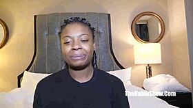 Fresh Newbie Ebony Lashay Shorty Shows Phat Booty Pussy in Series