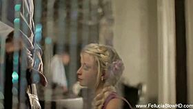 i'm having fun times giving a blowjob to this beautiful blonde.