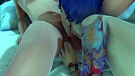 Stargazing Turns Into Pussy Orgasm With Petite Redhead!