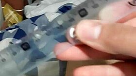 Argentinian girl masturbates with 15 cm toy intensely