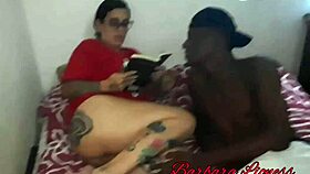 Stive Black reconnects with white partner intimately