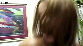 Novinha Cheats and Cries Riding Monster Cock!