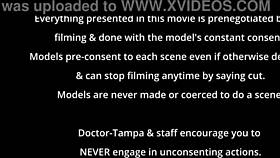 Doctor Tampa tests freshman Angel Oaks with vibrator for college physical. She moans through intense orgasms at HitachiHoes.com.