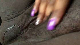 Wet pussy squirt demonstration