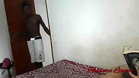 Stive Black reconnects with white partner intimately