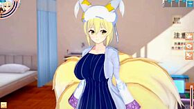 Yukari Yakumo, Rub Those Big Tits For Me In This Hentai!