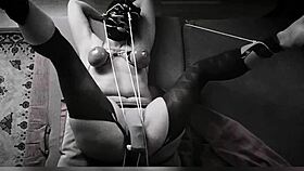 Check out this homemade bondage with a cute girl.