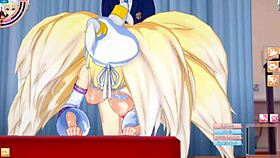 Yukari Yakumo, Rub Those Big Tits For Me In This Hentai!