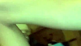 Shannon, a brunette amateur, uses toys to squirt all over the chair in homemade solo play