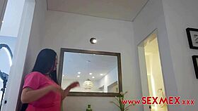 celeste meneses gives hot massage leading to blowjob for stepauntie