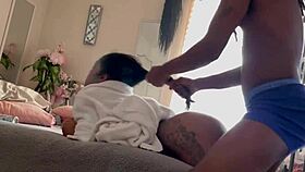 Pull my hair hard while fucking me daddy 😈